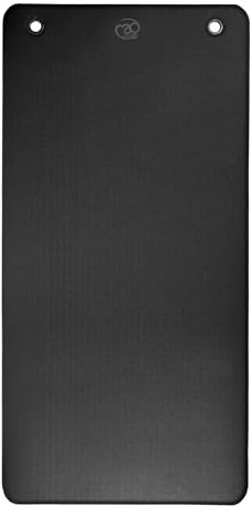 Fitness Mad Club Aerobic-Matte mit Ösen, Fitnessmatte, Vinyl, rutschfest, 2 Farben, 100 cm x 50 cm x 9,5 mm