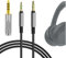 GEEKRIA QuickFit Audio Kabel Kompatibel mit Sony WH-1000XM5 1000XM4 XB910N XB900N CH710N MDR-XB950BT Kopfhörer, 2,5 mm symmetrisch auf 3,5 mm Stereokabel für AMP (1.2m)