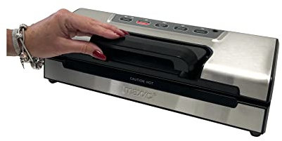 Maxxo Professionelle Vakuumiergerät VM Optima folienschweißgerät für Sous Vide Vakuumbeutel edelstahl Vakuumierer 15l/min 120W Filmbreite 30cm