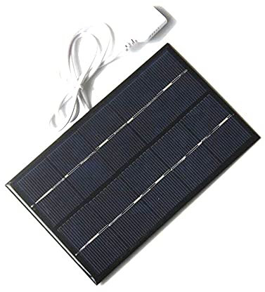 ZONADAH Kit de mini panneau solaire 2 W 5 V, port USB, chargeur de batterie, bricolage, maison, projets scolaires, camping, pêche, randonnée, jardin