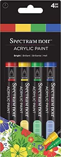 Spectrum Noir Acrylic Paint Marker (4PC) -Bright, One Size