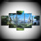 MPPSU Horizon-Zero-Dawn-Poster Wanddekoration Wohnzimmer Leinwandbild Jugendzimmer Poster Set Modern 5 Teiliges Wandbild Bedroom Decor XXL Bilder Mit Rahmen 100 * 50cm