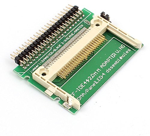 Ruilogod Compact Flash CF to 44 Pin Male IDE HDD Adapter Card Converter