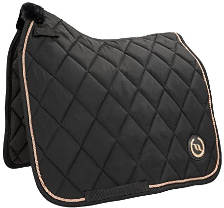 Back on Track Haze Kollektion Schabracke Dressur - Schwarz Roségold (Pony)