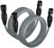 huaham XLR Cables(2-Pack 5m), XLR macho a hembra balanceado 3-pin XLR nylon trenzado cable de micrófono 3-pin XLR cable de micrófono compatible con mezclador, estudio de grabación