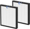 2 Pack Vital 100S Replacement Filter for LEVOIT Vital 100S Air Purifi-er, 3-in-1 H13 Ture HEPA and High-Efficiency Activated Carbon Filters, Replace Part #Vital 100S-RF, White