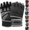 MRX Gewichtheber-Handschuhe für Herren, Workout-Handschuhe, Handgelenkstütze, Hebehandschuhe, Herren, Fitnessstudio, Zubehör für Herren, Gewichtheben, fingerlos, Fitnessstudio, Übung für Powerlifting