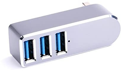 INEOUT Coche Hub USB 4 Organizador del adaptador del divisor de puertos Compatible With TESLA MODELO 3 Y 2017-2021