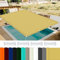 Telo Copertura Pergolato 5 x 6 m 98% Protezione UV Rete Ombreggiante con Occhielli per Esterno Giardino Terrazza, Color Crema