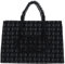 LIU.JO Shopping Bag, Handtasche, Schultertasche, Jacquard-Logo, Schwarz