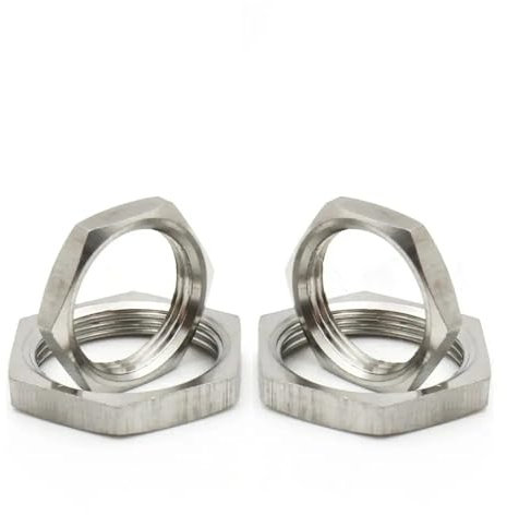 Premium-Schrauben M8 M10 M12 M22 M24 M25-M30 304 Edelstahl metrische Sechskant-Sicherungsmutter Rohrverschraubung Innensteigung GN M24x1,5x30x5 (5 Stück)(M24x1.5x30x5 (5pcs))