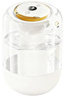 Valtreecho Humidifier for Bedroom with Sensor, Ultra-Quiet 22dB, 2L Humidifier Cool Mist Air Humidifier for Home Plants Baby Room with Night Light, Easy to Fill & Clean Waterless Auto-Off