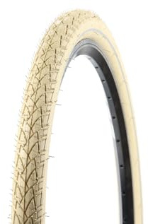 26 Zoll Fahrrad Reifen 26x1.75 City Bike Mantel Decke 47-559 Reflex Creme