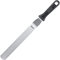 Westmark Spatule Coudée Professionnelle, Angle, Flexible, Dimensions: 3,5 x 25,5 cm, Longueur : 43 cm, Acier Inoxydable/Plastique, Master Line, Noir/Argent, 31282270