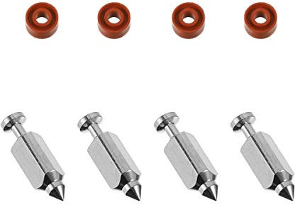 ULTECHNOVO Kit de Siège D'aiguille de Valve de Carburateur Valve à Pointeau de Flotteur pour 398188 Moteur Tondeuse à Gazon