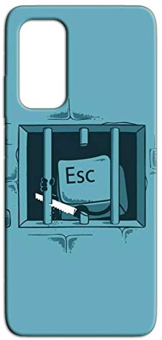 Mixroom - Soft TPU Silicone Back Case Cover for XIAOMI Mi 10T PRO Fantasy Esc Keypad Button from Prison M617