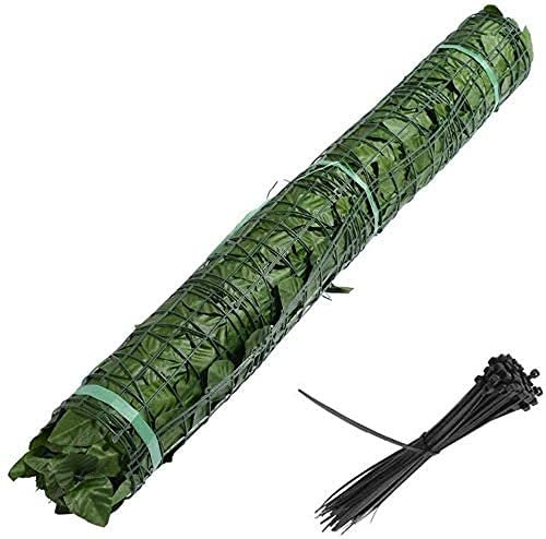 EIIDJFF Sichtschutznetz Blätteroptik Sun Shade Leaf Window Garten Wandbehang Künstlicher Zaun Gartenzaun Dekorative Zäune Pflanze Efeu Balkongeländer