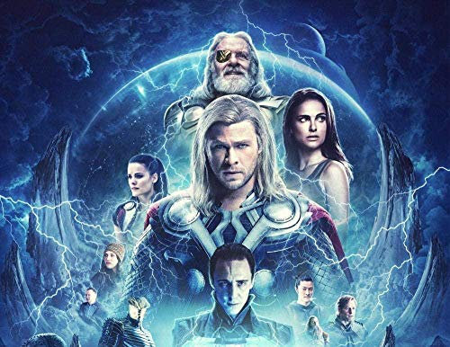 TOSSPER 1000 Stück Puzzle Thor Images Erwachsene Kinder Spielzeug Spiel Pädagogisches Stressabbau Dekoration Puzzle 38x26cm