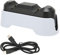 PS5-Controller-Ladestation, Schnellladestation für Dual Sense-Controller mit LED-Anzeigen, Dual-Ständer-Ladestation, 3-Stunden-Schnellladung, Weiß(Weiß)