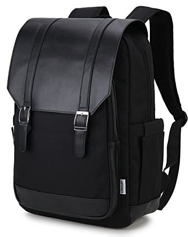 VX VONXURY Laptop Rucksack Damen, Wasserdicht 15,6 Zoll Laptoptasche mit Diebstahlschutz Großer Klappe Schulrucksack für Arbeit Reisen Schule