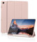 Case for Samsung Galaxy Tab A9 Plus Tablet Case with Pencil Holder, Slim Smart Protective with Soft TPU Back, Auto Sleep/Wake Cover for Samsung Galaxy Tab A9+ 11 (Pink)