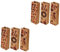 SEWACC 2sets Sturdy Single Bottle Paper Christmas Wine Bags Alcohol Pouches Reusable Organizer 3pcs*2 Random Style