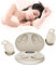 IFECCO Auriculares para Dormir con indicador LED, Bluetooth 5.3,Auriculares Invisibles para Dormir de Lado, Mini Auriculares Suaves para Dormir, para Ejercicio de sueño, Yoga y Viajes (Beige)
