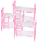 PERSELOSO 1 Set Mini Holz Bett Spielzeug Miniatur Decor Möbel Modell Zufällige Farbe