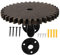 SEWACC 1 Set Retro Wasserrohr Lagerregal Dekoration Steampunk Wandregal Hängend Display Badezimmer Verzinkt Vintage Metall Schrankregale