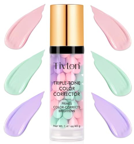 Smddx Getönte Tagescreme mit LSF50+ & Tri-Color Korrektur (Lila/Rosa/Grün), Leichte Foundation mit Hyaluron, Natürliches & mattes Finish, 40g