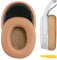 Geekria QuickFit Replacement Ear Pads Compatible with Skullcandy Crusher Wireless/Evo/ANC, Hesh 3/EVO/ANC, Venue ANC Headphones, Ear Cushions (Brown)