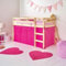Home Leisure Stores Tente rose fuchsia pour lit mi-hauteur