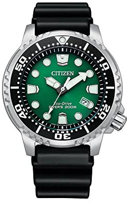 Citizen Herren Analog Eco-Drive Uhr mit Polyurethan Armband BN0154-01X