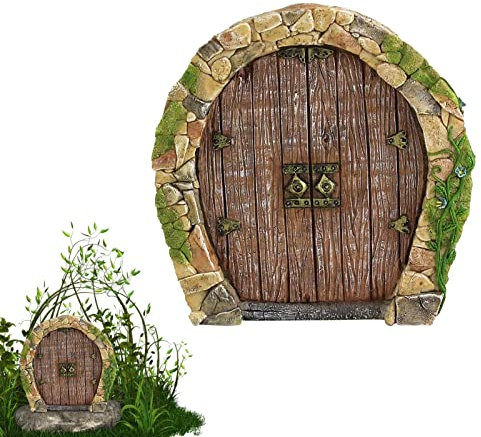 FacynPorte des Feen – Fairy Doors Garten, Miniaturen für den Außenbereich, Dekoration für Haus, , Dekoration, Zubehör, Haus, Feen, Gartenarbeit, Geschenke für Männer und Frauen
