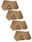 vhbw 20x Sacs compatible avec Parkside PNTS 1500 B3 IAN 275083, PNTS 1500 B3 IAN 104474 aspirateur - 38,5cm x 26cm marron