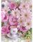 TOCAVE Pintar por Numeros Pintura por Números Taza Rosa Rosa paño Regalo de Arte Pintado a Mano DIY Imagen Traje de Flor Digital 40x50cm
