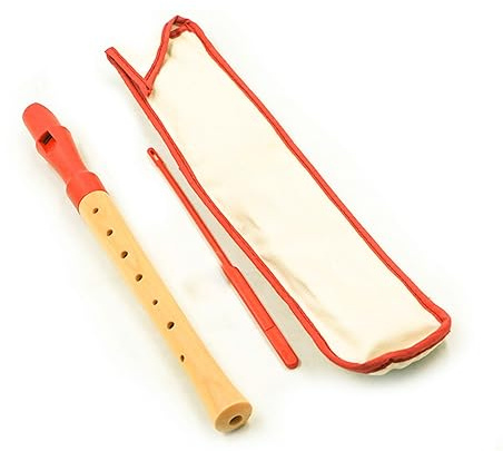 Träblockflöjt Sopran 8 Hål Vertikal Klarinett FlöjtVertikalt Musikinstrument nybörjare sopran blockflöjt (Color : 01)