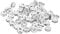 PATIKIL 4mm Spacer Beads, 100pcs Bead Spacers Rondelle Spacer Beads Rhinestone Small Round Bulk Glass Beads Crystal for Making DIY, Silver