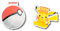 Segnalibri magnetici Pokemon go personalizzati con nome set da 6 o 12 pezzi gadget compleanno regalo fine festa bambino bambina