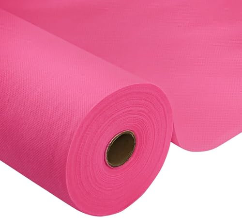 Tischdeckenrolle,Pfirsichrot,1.18 × 25m,1 Rolle Tischdecke,Einweg Vlies Stoffähnlich,ideal für Jede Party,Hochzeit,Geburtstagsfeier,Gastronomie,Größe und Farbe nach Wahl