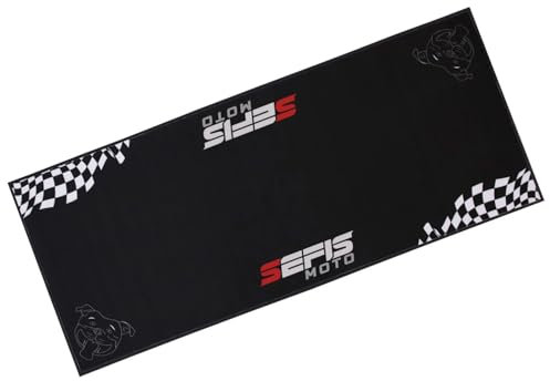 SEFIS Motorradteppich Boxenteppich 105x250cm