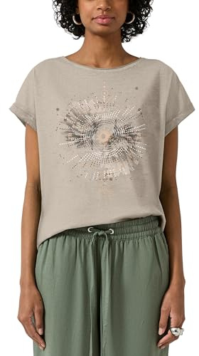 QS Damen T-Shirt 2175261 Brown S