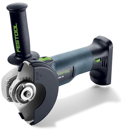 Festool Akku-Winkelschleifer AGC 18-125 EB-Basic im Systainer | 18 V, bürstenloser EC-TEC Motor, stufenlose Drehzahl, VIBRASTOP-Griff, Ø 125 mm, SYS3 M 187