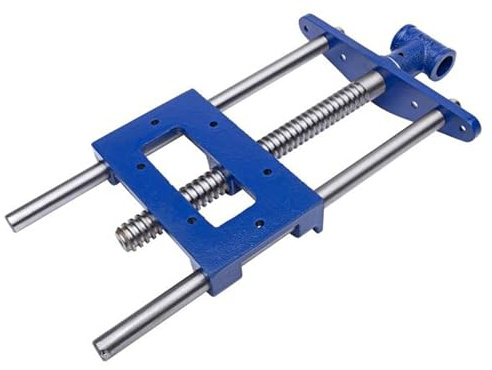 Yost Vises F9WW Front Vise | 9 Inch Woodworking Vise with guide bars | Blue
