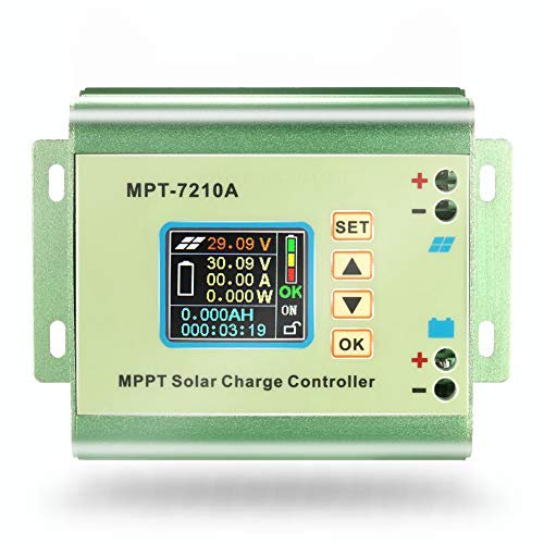 MPT-7210A Regulador de carga del regulador del panel solar MPPT con pantalla LCD