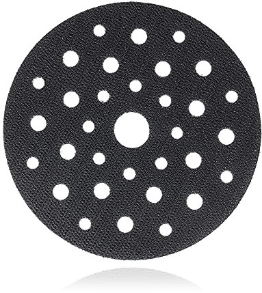 DFS Disco autoadesivo con chiusura a contatto 125mm 33 Fori, ricambio per platorello/sostituzione per la Riparazione Platorello Levigatura