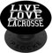 Live Love Lacrosse Field Hockey Sports Athlete - PopSockets Ausziehbarer Sockel und Griff für Smartphones und Tablets