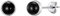 Philip Jones Black Onyx Stud Earrings
