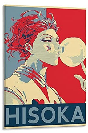 Hisoka Kunstposter, Leinwandbild, Poster, Wandkunst, dekoratives Bild, Drucke, modernes Dekor, 60 x 90 cm