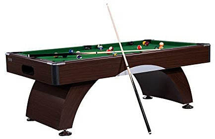 Billard Café Dallas Design Wenge Teppich Grün – 2,15 m